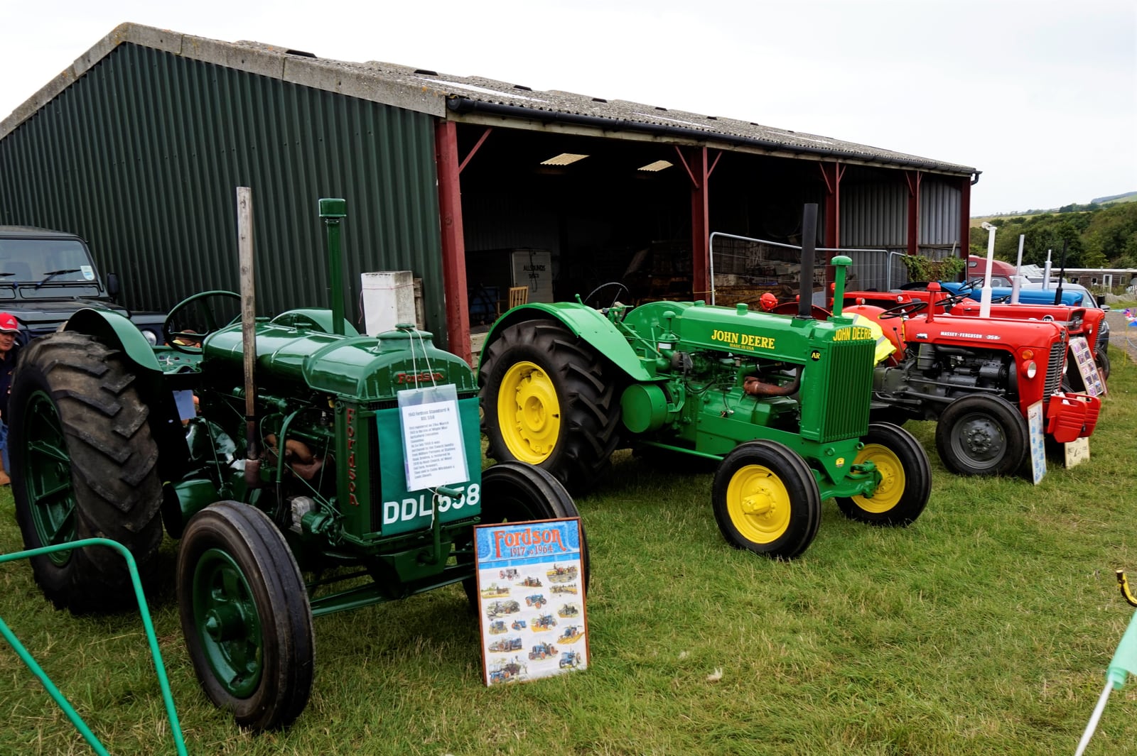 Photograph of tractors